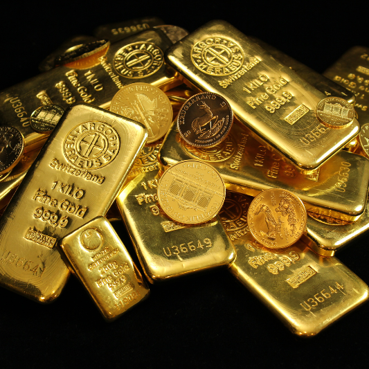 Gold Bars & Coins