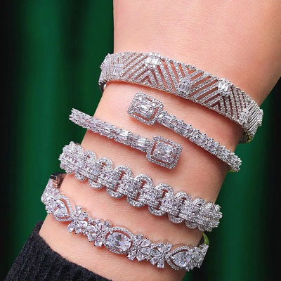 Platinum Bangles